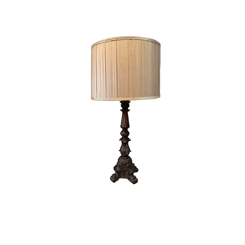 VTG Vintage Resin Turner Table Lamp